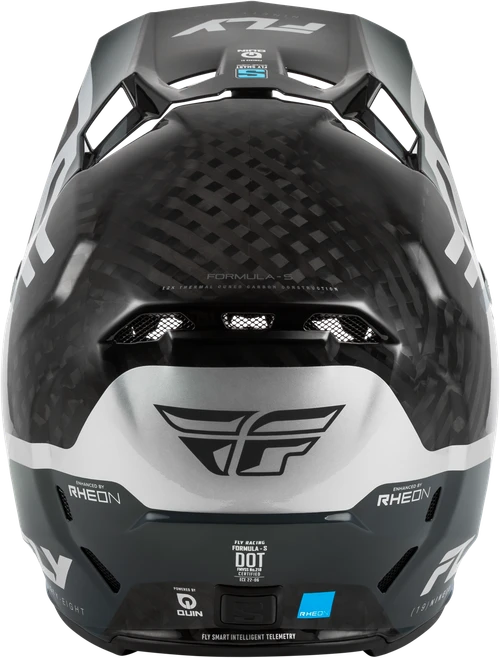 YTH FORMULA S CARBON BYTE HLMT BLACK CARBON/GREY/SILVER YL