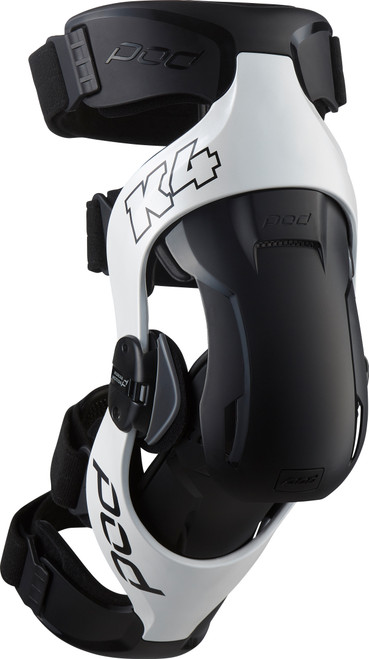 K4 V2.0 KNEE BRACE (RT) WHITE/BLACK