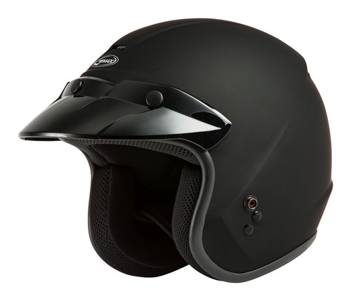 OF-2 OPEN-FACE HELMET MATTE BLACK