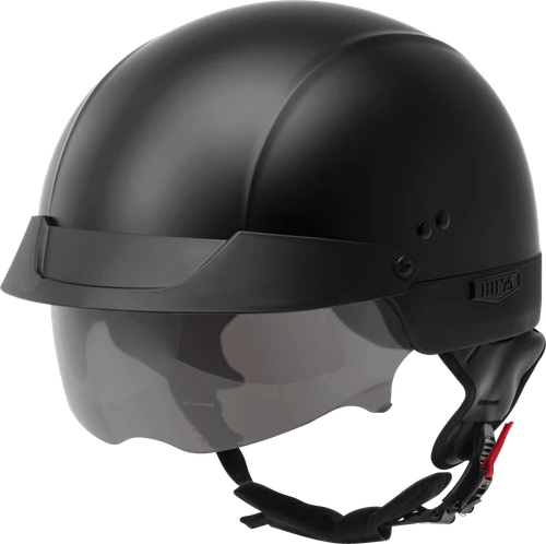 HH-75 HALF HELMET MATTE BLACK