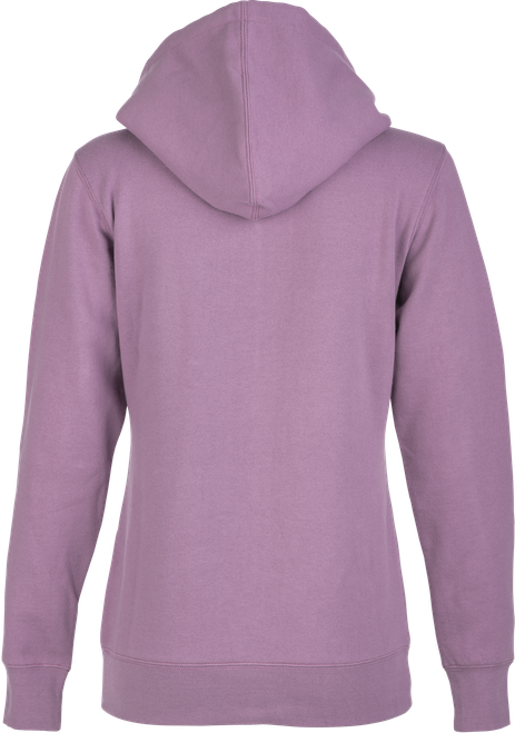 WOMEN'S FLY CORPORATE ZIP UP HOODIE MAUVE
