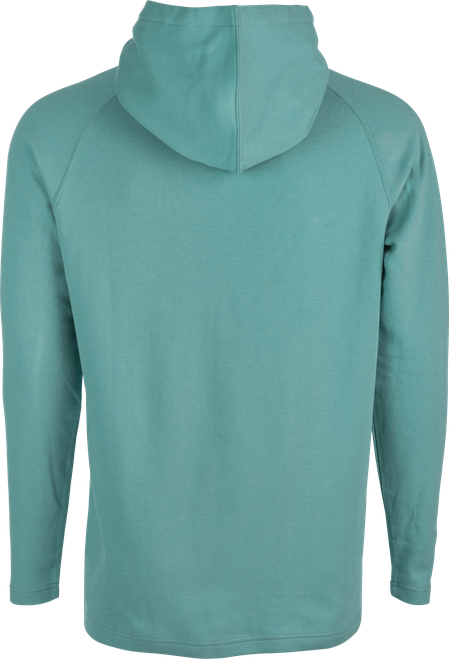 FLY WEEKENDER PULLOVER HOODIE SEA GREEN/GREY