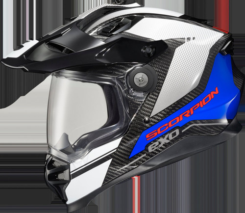 SCORPION EXO -  - XT9000 CARBON FULL-FACE HELMET TRAILHEAD WHITE 2X