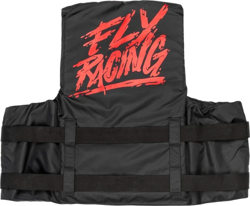 NYLON FLOTATION VEST BLACK/RED
