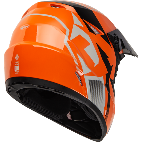 MX-46 COMPOUND HELMET ORANGE/BLACK/GREY