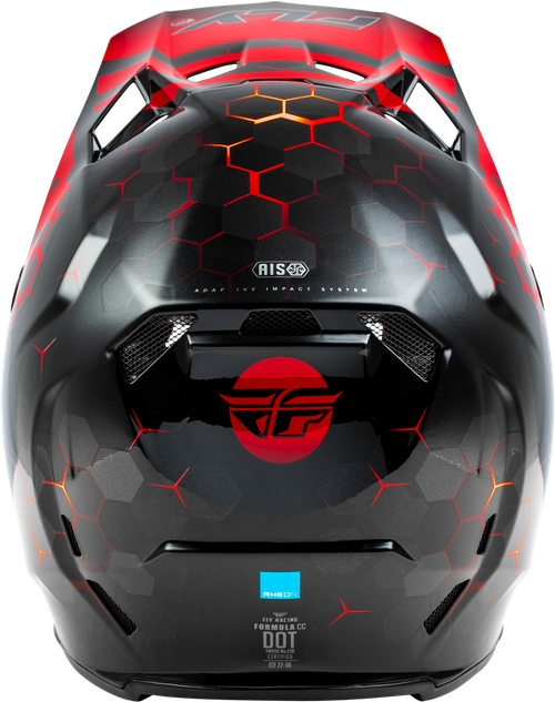 FORMULA CC TEKTONIC HELMET BLACK/RED/ORANGE