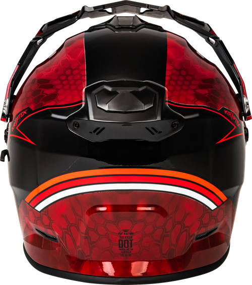 TREKKER KRYPTEK CONCEAL HELMET RED/BLACK