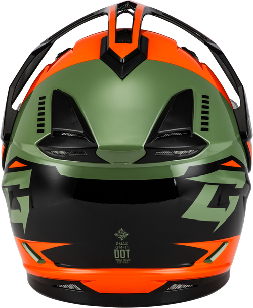 GM-11 RONIN HELMET ORANGE/GREEN/BLACK
