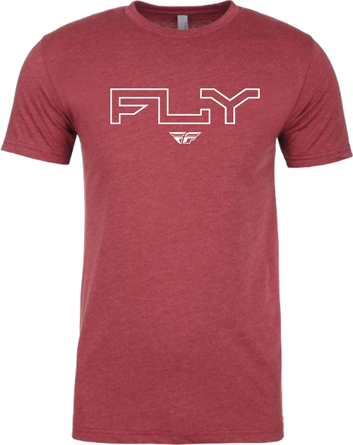FLY EDGE TEE CARDINAL