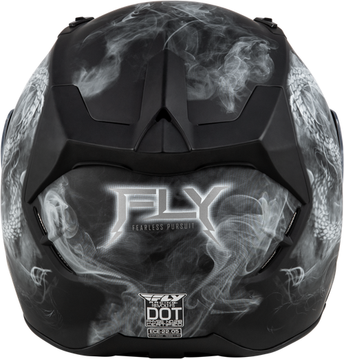REVOLT COIL HELMET MATTE BLACK/WHITE