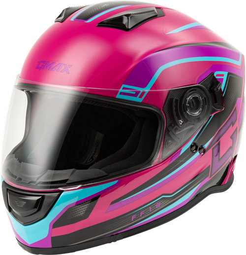 FF-18 DRIFT HELMET PINK/BLUE/BLACK