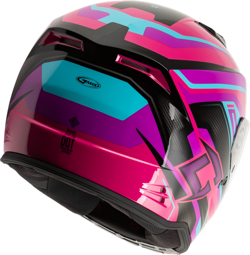 FF-18 DRIFT HELMET PINK/BLUE/BLACK