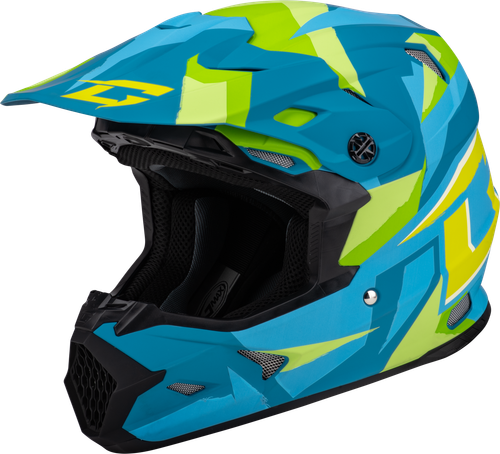 MX-96 SPLINTER HELMET MATTE BLUE/GREEN