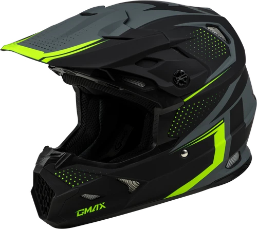 MX-96 502 HELMET MATTE GREY/HI-VIZ