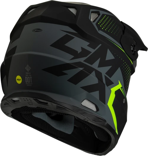 MX-96 502 HELMET MATTE GREY/HI-VIZ