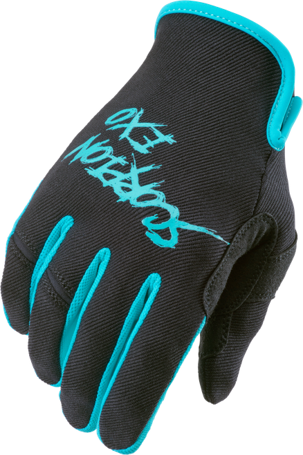 AIR-STRETCH GLOVES GRIND BLACK/TEAL