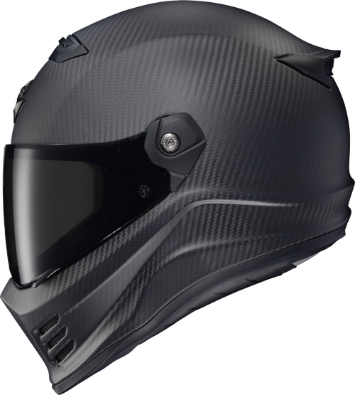 COVERT FX CARBON FULL FACE HELMET MATTE BLACK