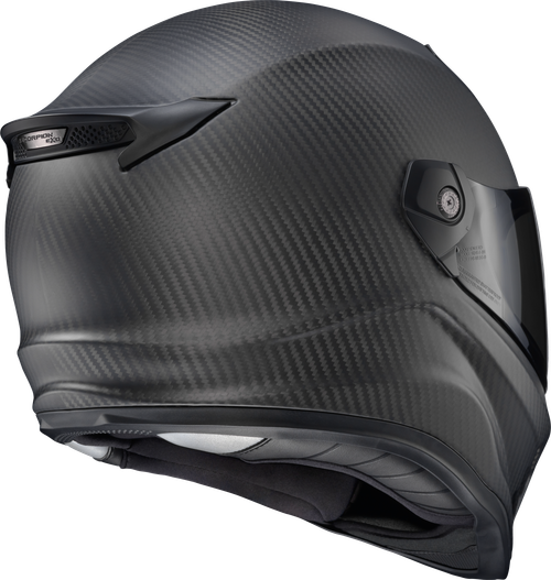 COVERT FX CARBON FULL FACE HELMET MATTE BLACK