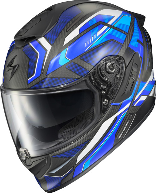 EXO-ST1400 EVO CARBON HELMET HEX MATTE BLUE