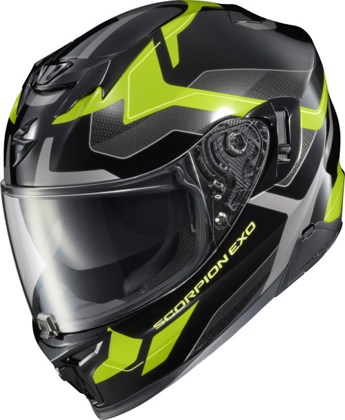 EXO-T520 FULL FACE HELMET ZUSE BLACK/HI-VIZ