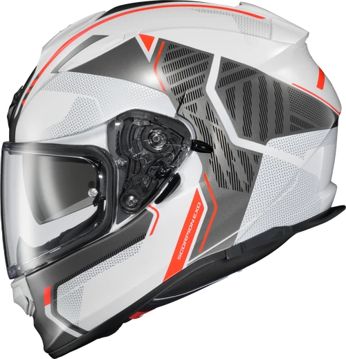 RYZER FULL-FACE HELMET SWITCH WHITE/GREY