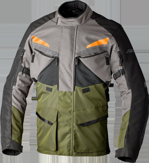 RST -  - MAVERICK EVO CE JACKET KHAKI/GREY/ORANGE TEXTILE 2XL