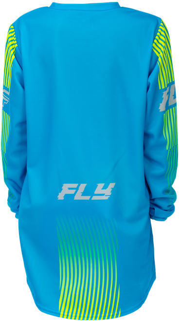 YOUTH F-16 JERSEY BLUE/HI-VIS