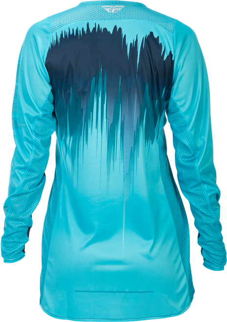 WOMEN'S LITE JERSEY AQUA/NAVY/WHITE