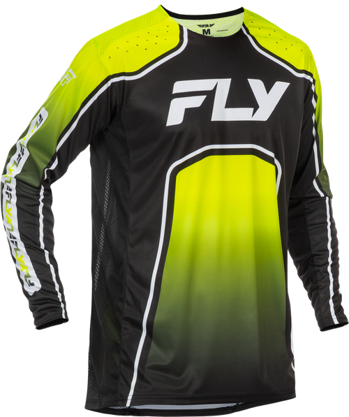 RAYCE BICYCLE JERSEY LIME/BLACK/WHITE