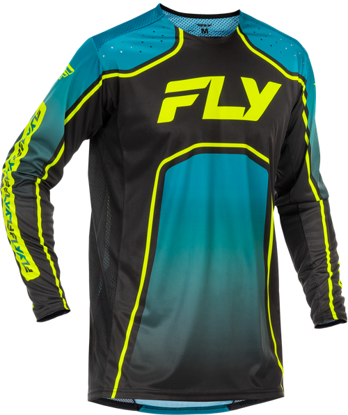 RAYCE BICYCLE JERSEY TEAL/BLACK/LIME