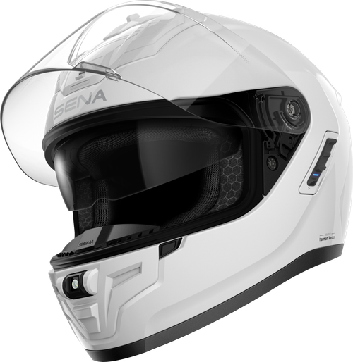 PHANTOM FF MESH COM HELMET GLOSSY WHITE