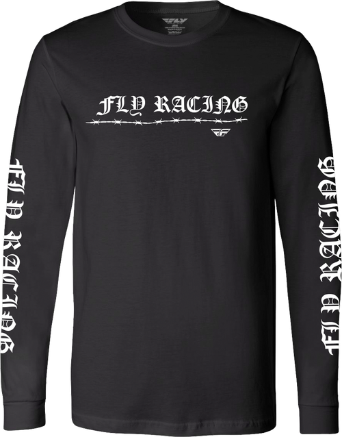 FLY BARBED WIRE L/S BLACK