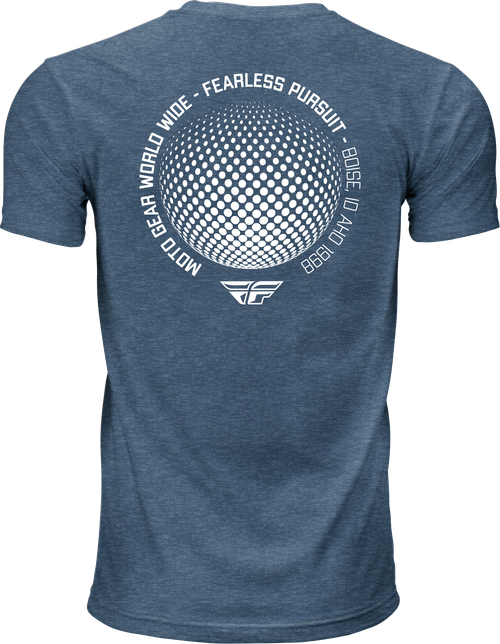 FLY WORLDWIDE TEE BLUE