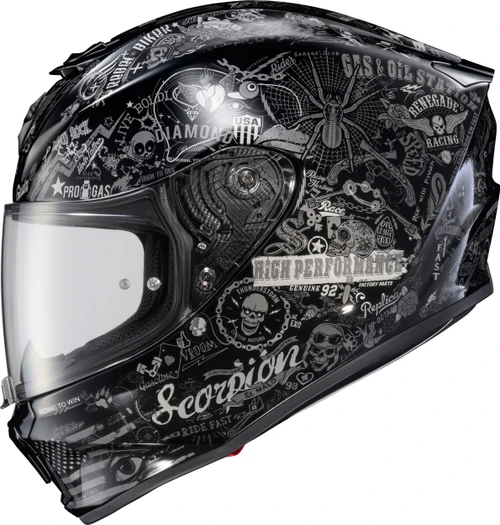 EXO-R330 FULL FACE HELMET SHAKE 2 BLACK