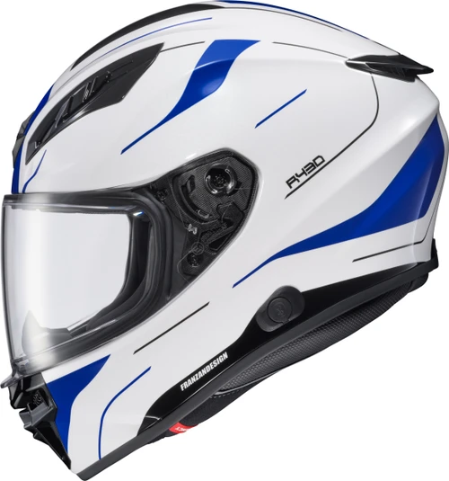 EXO-R430 FULL FACE HELMET CUTLASS WHITE/BLUE