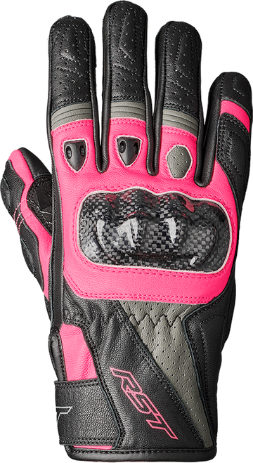 WOMENS STUNT III CE GLOVE BLACK / PINK / GREY