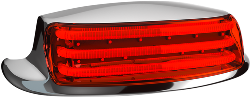 CUSTOM DYNAMICS - PB-FT-TOUR-R-C - Fender Tip Light - LED - Red Lens - Chrome