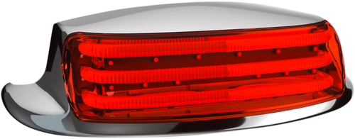 CUSTOM DYNAMICS - PB-FT-TOUR-R-C - Fender Tip Light - LED - Red Lens - Chrome
