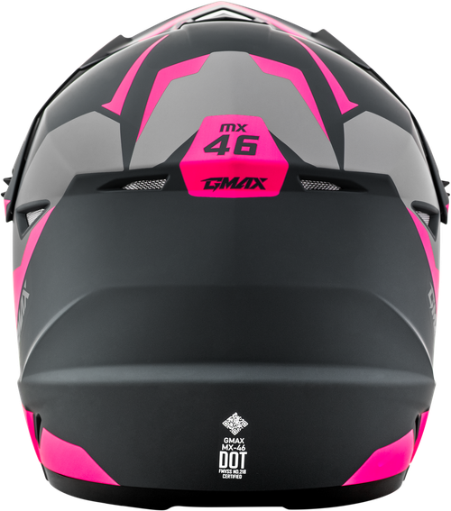 MX-46Y CYCLUS HELMET MATTE GREY/PINK