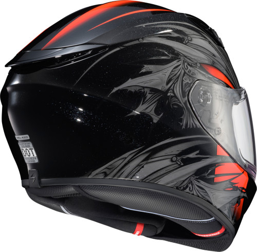 EXO-R430 FULL FACE HELMET WYVERN BLK/RED