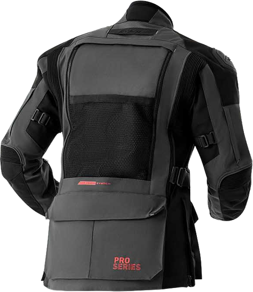 PS ADVENTURE D3O JACKET GREY/BLACK TEXTILE