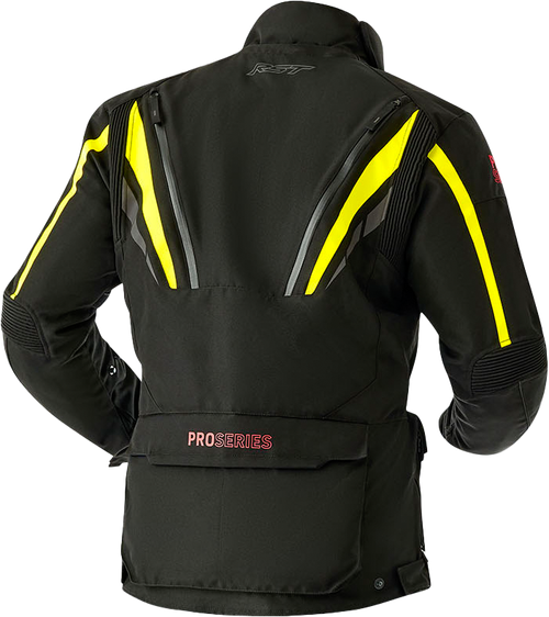PS PARAGON D3O JACKET BLACK/FLO YELLOW TEXTILE