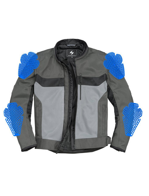 SCORPION EXO -  - VORTEX AIR II JACKET DARK GREY/BLACK 2X