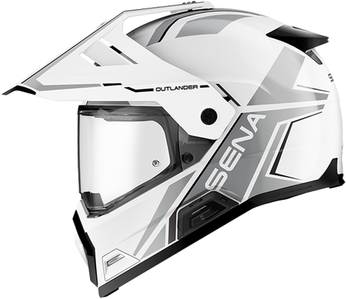 OUTLANDER  SMART DS HELMET WHITE