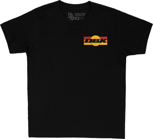 SUNDAY STRIPE YOUTH TEE BLACK