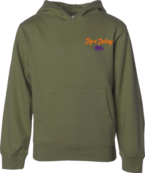 BONEYARD YOUTH HOODIE MILITARY GREEN