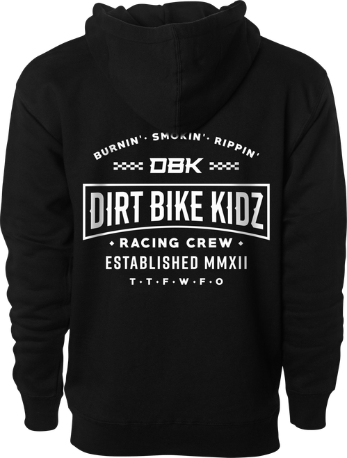 SPEED & STYLE ZIP HOODIE BLACK