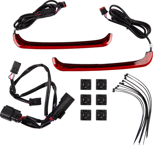 CUSTOM DYNAMICS - CD-LPSEQ-BCM4-R - Saddlebag Lights - Red Lens