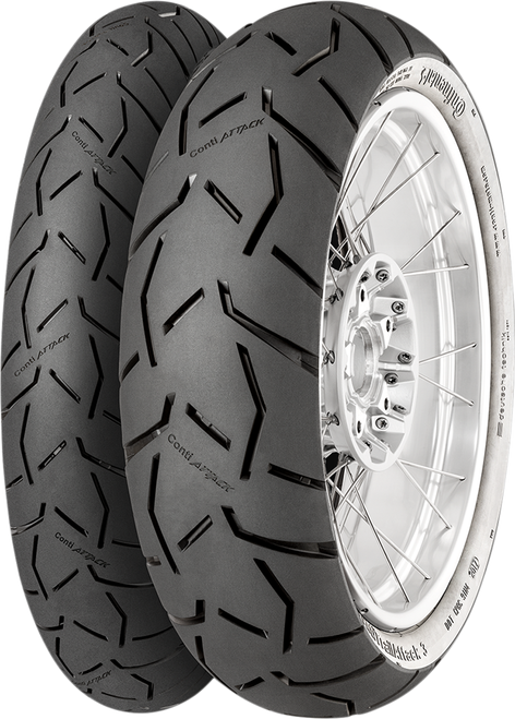 CONTINENTAL - 02445350000 - Tire - ContiTrailAttack 3 - Front - 120/70ZR19 - 60W