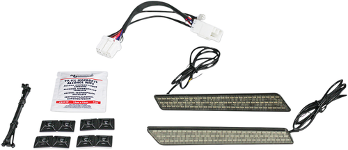CUSTOM DYNAMICS - CD-LATCH-HD-S - Saddlebag Latch Lights - '97-'13 - Smoke